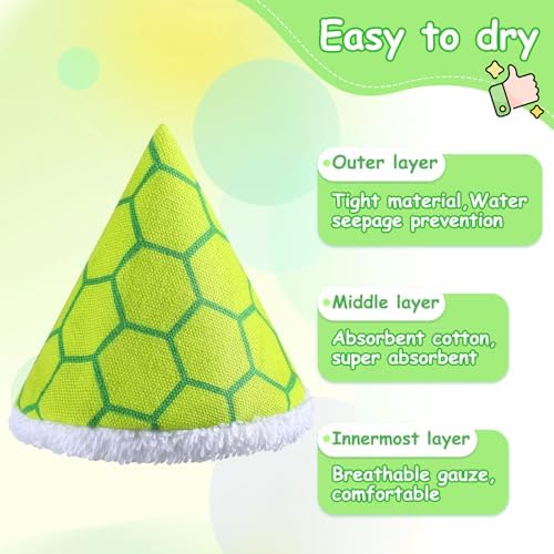 Cinnvoice green turtle pattern pee teepee shield for newborns