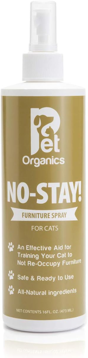 Authentic USA imported NaturVet pet organics cat clawing deterrent solution
