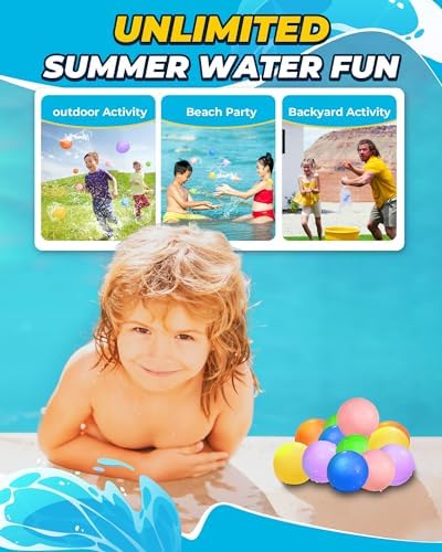 Close up view of the magnetic sealing mechanism on silicone water balloons