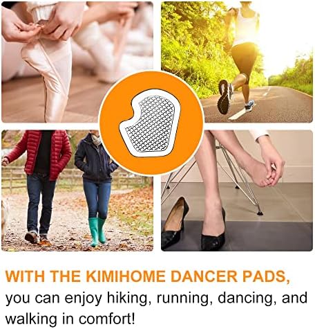 Washable and reusable silicone forefoot pads for chronic metatarsal pain management