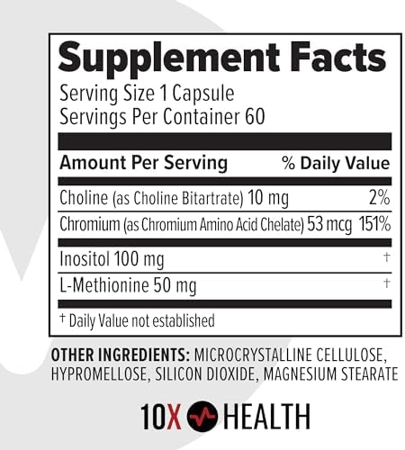 10X Health System MIC Chromium 60 count bottle cap and seal verification