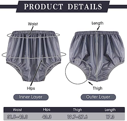 Amyhill reusable waterproof incontinence pants set of five