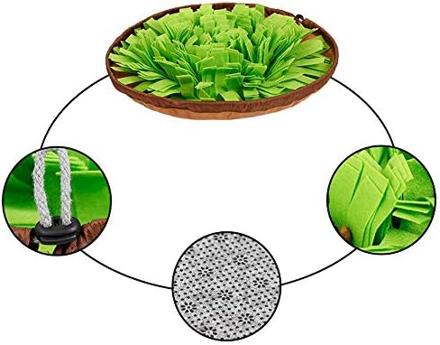 Awoof Pet Snuffle Mat For Dogs Flat Lay Top View