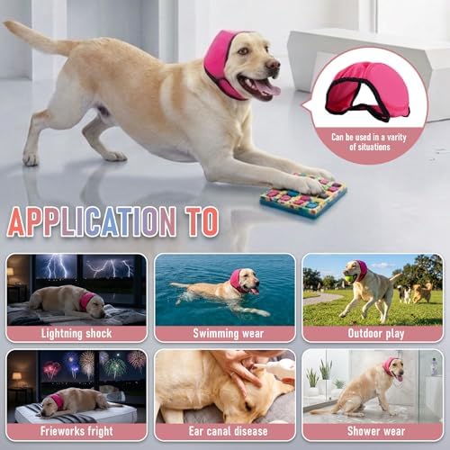 Leotrag rose red dog snood folded packaging