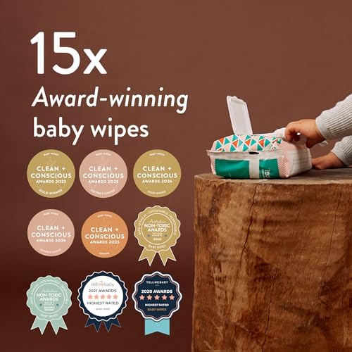 Bulk pack of 240 Joonya baby wipes for sensitive skin