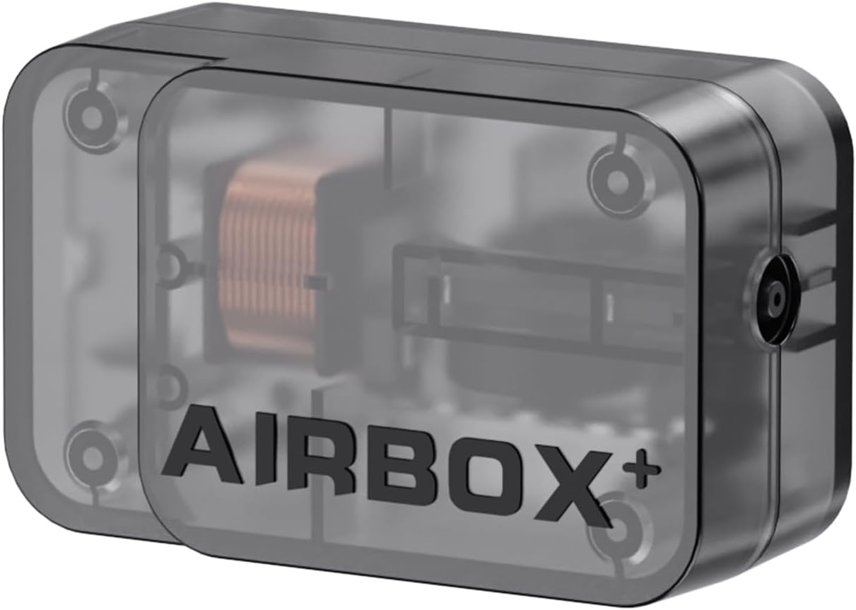 Back view of Aquasmith ultra-quiet aquarium air pump