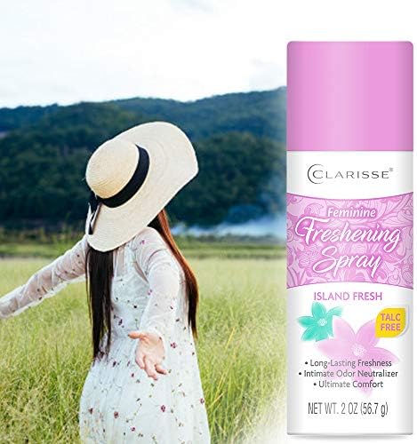 Talc free feminine deodorant spray imported from USA for sensitive skin care.
