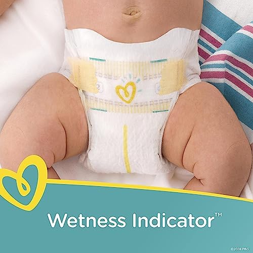Pampers Swaddlers Size 5 disposable baby diaper laid flat demonstrating the soft inner quilt liner.