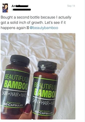 Professional studio shot of Beautifully Bamboo dietary supplement