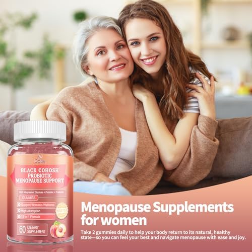 Oalse menopause gummies showing 60 count quantity