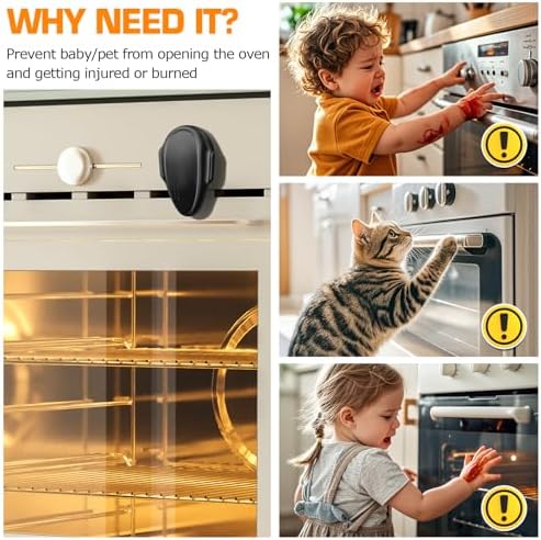 Two pack oven door locks for baby proofing