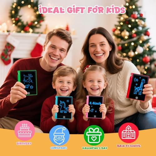 Group shot of colorful Glochin mini doodle boards for kids