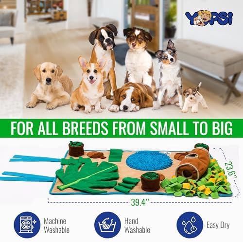 Yopsi large dog snuffle mat in use