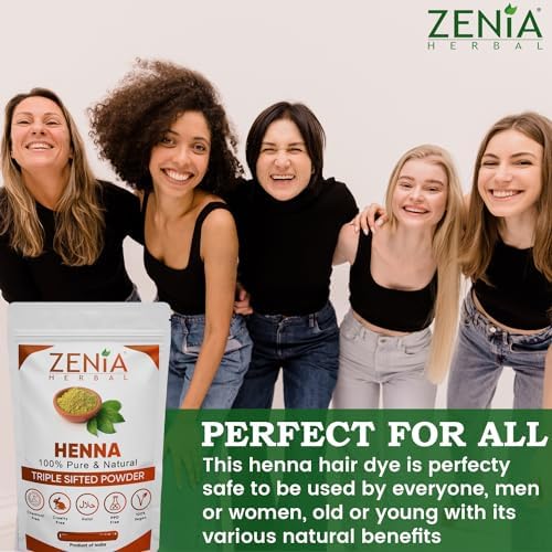 Premium quality triple sifted pure henna dye bag designed for natural deep conditioning