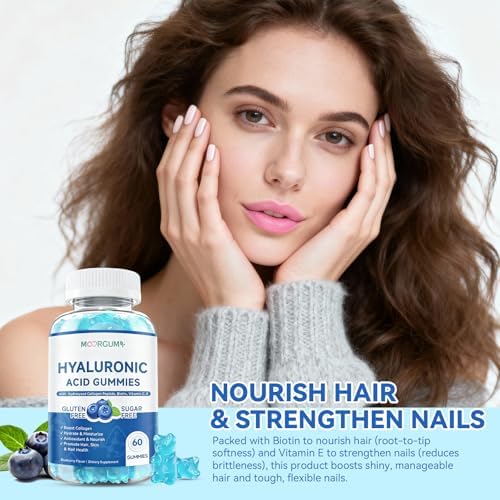 Moorgumy collagen and biotin gummies packaging illustrating the manufacturer details by Shenzhen Come Health Biotechnology.