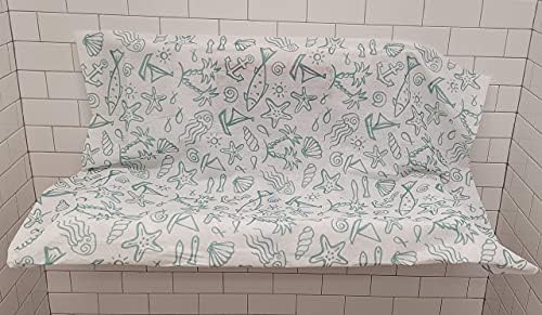 Disposable baby changing station cover ready for sanitary disposal