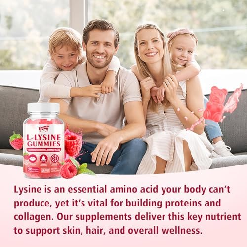 Saajoor L-Lysine dietary supplement packaging lifestyle shot