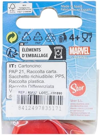 Spiderman reusable plastic feeding utensils on a white background