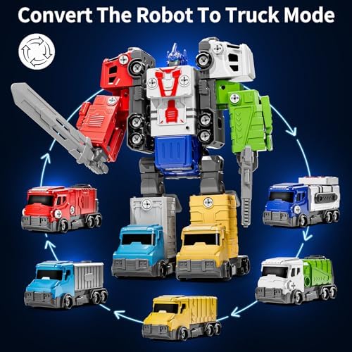 Detailed view of the 108-piece take-apart construction vehicle set for kids.