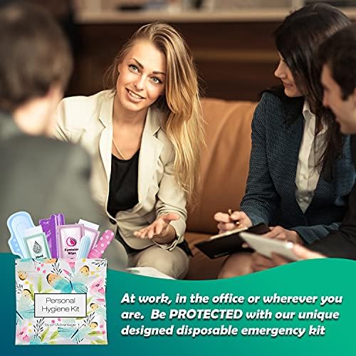 PH Advantage butterfly themed menstrual essentials pack for discreet hygiene.