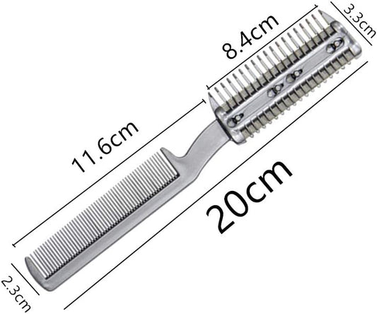 Yegering pet hair trimmer showing double-sided design