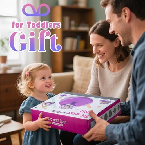 VROGTIK sit and spin toy unboxed packaging layout with the detailed assembly instruction manual included.