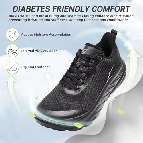 OrthoComfoot authentic USA imported women's orthopedic sneakers in navy blue