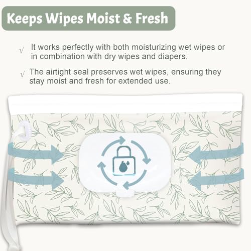 Close up of Cephira wipe dispenser flip-top lid and floral pattern