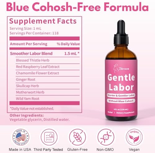 Authentic Jkrova labor support tincture for home birth