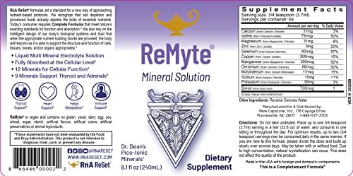 Authentic USA imported RnA ReSet ReMyte electrolyte supplement bottle closure and seal.
