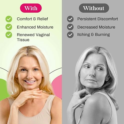 Authentic Gynatrof Vitamin E and Hyaluronic Acid gel for vaginal dryness relief.