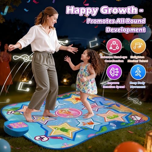 AZBFAN interactive dance mat display box and contents.