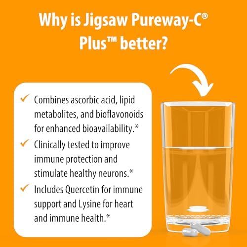 Authentic USA imported Jigsaw Health Pureway-C Plus supplement