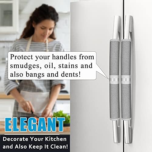 Elcoor kitchen appliance handle protector fabric set