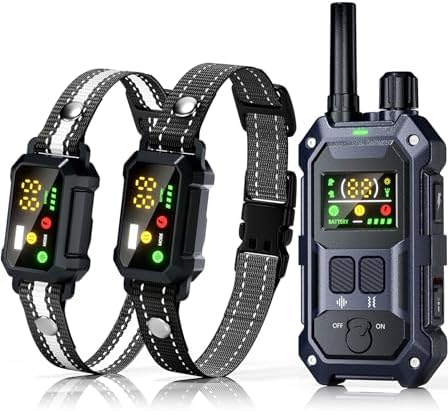 Blackdog professional dog training system with remote transmitter illustrating the four adaptive behavioral modes.