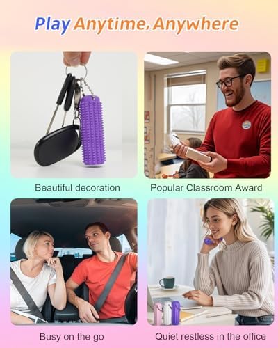 Spicssa sensory keychain tool packaged for stress and ADHD management