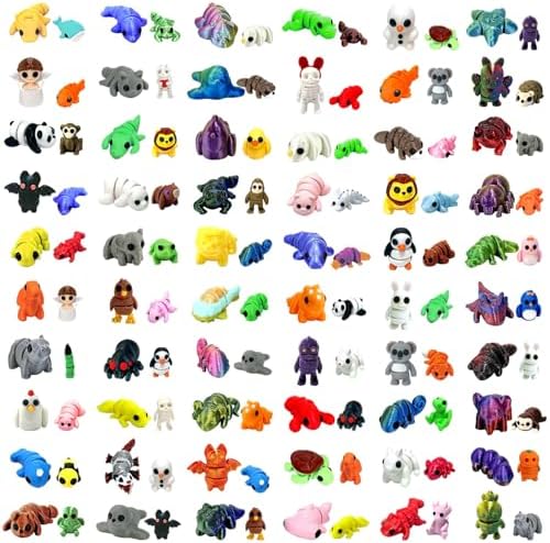 Hand holding a flexible 3d printed animal sensory toy