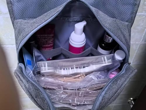 Compact TAFALAA ileostomy travel kit with included scissors and clips.