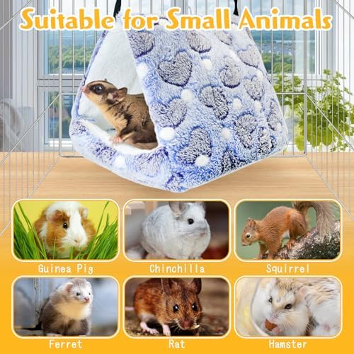 Authentic PINVNBY small pet hanging nest with comfortable sponge filling view.