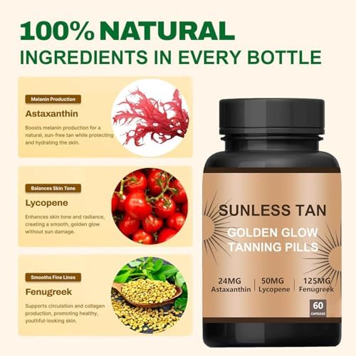 OXGPAL carotenoid tanning capsules lifestyle shot illustrating daily personal care integration.