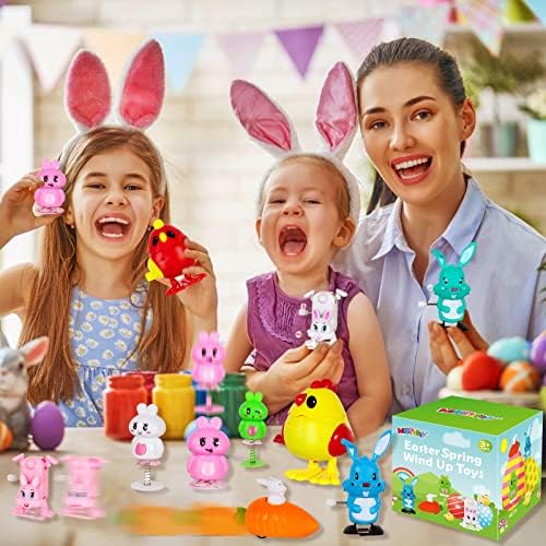 MGparty premium plastic holiday toys arranged neatly inside a children party gift basket