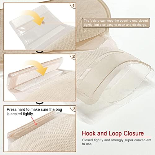 Full twenty one piece ostomy supply set contents including pouches and clamps