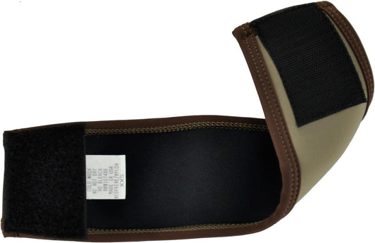 PlayaPup XX-Small dog belly wrap adjustable Velcro closure close-up detailing the soft cotton fabric.
