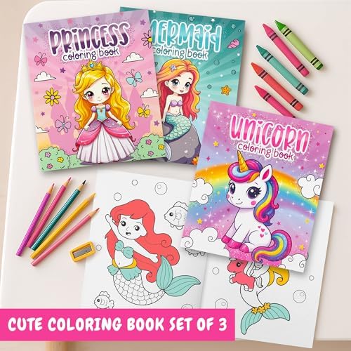 ZICOTO kids coloring books open page view displaying single sided unicorn illustration details