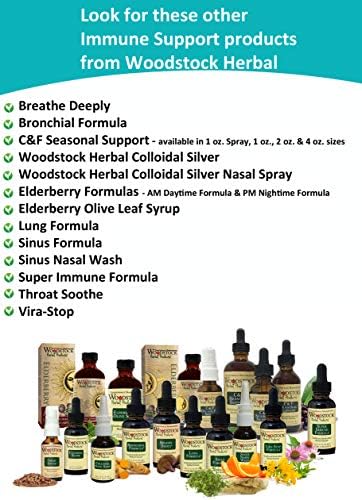 Woodstock Herbal Products seasonal support organic herbal supplement packaging