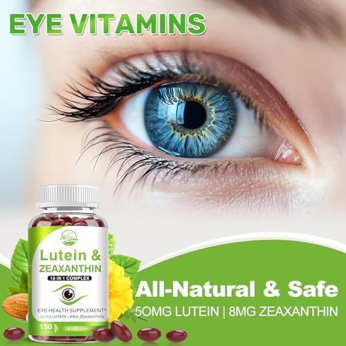 Nature's Live eye health supplement bottle isolated on white background