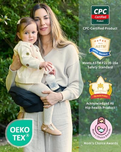 Grownsy baby carrier minimalist design worn by parent