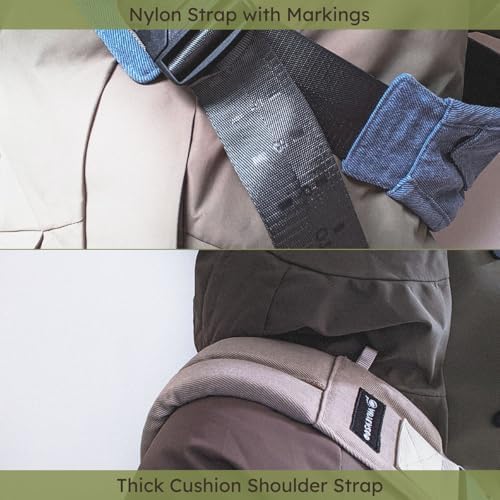 Auyeazgo toddler sling carrier showing breathable cotton fabric