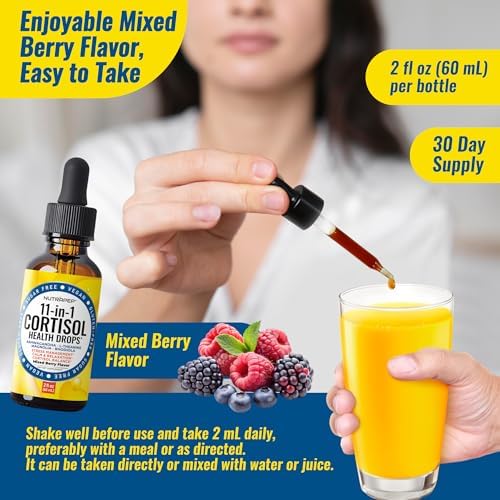 NutraPep stress management and adrenal support formula bottle imported from United States.