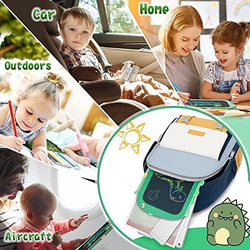 Orsen LCD tablet for toddlers in a portable travel setting